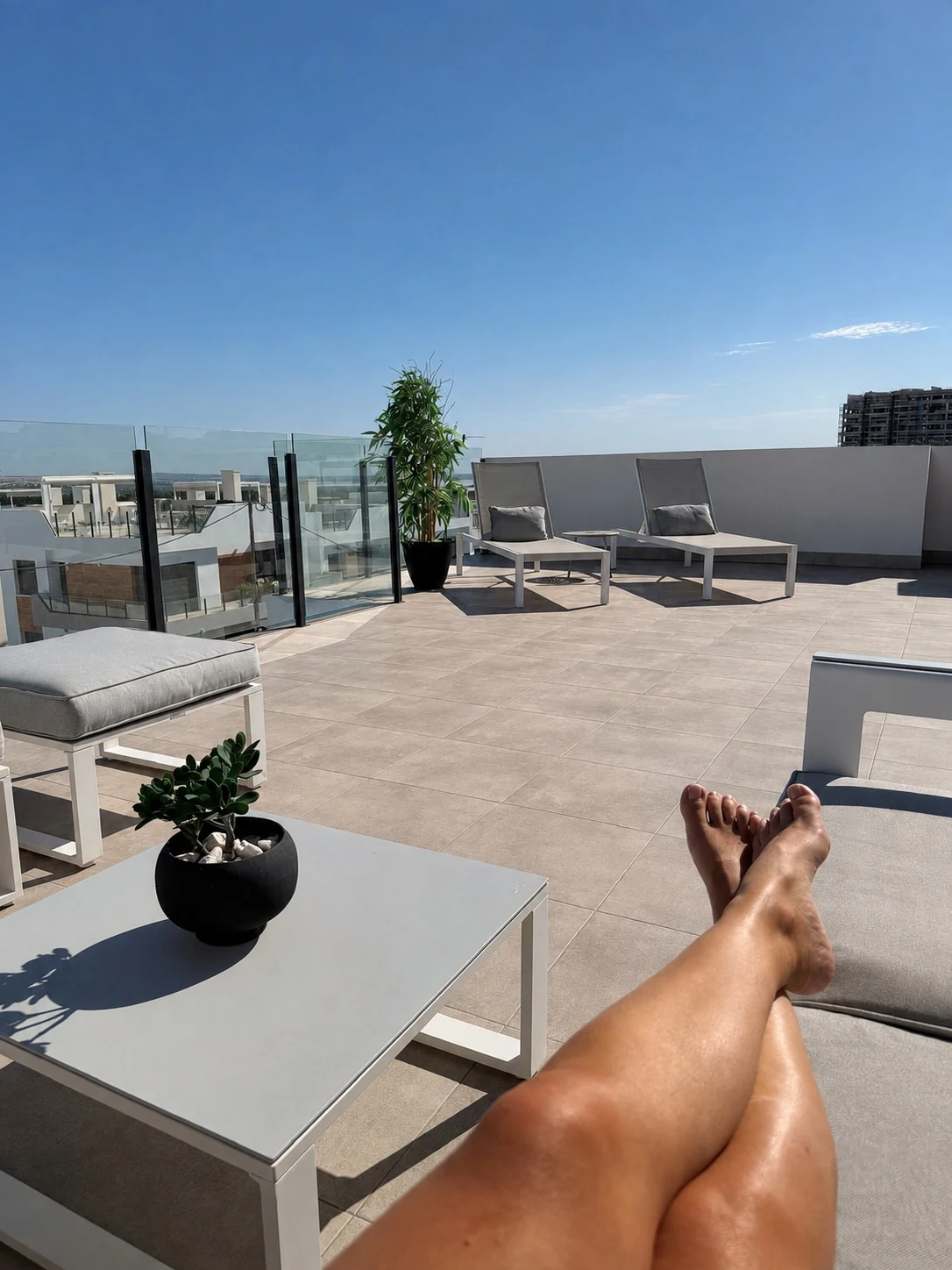 Ligbedden, lounge en alle rust